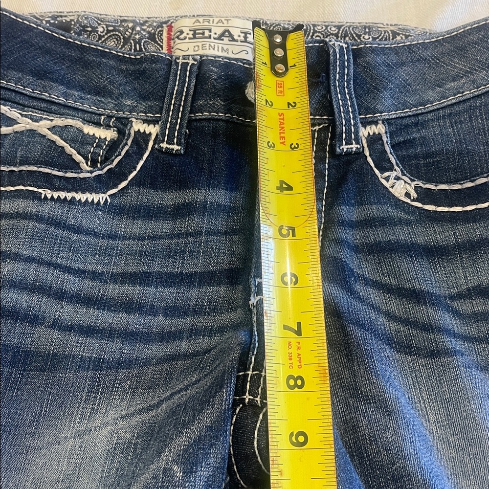 Ariat Women's Dark Blue Boot Cut Jeans - Picture 4 of 12